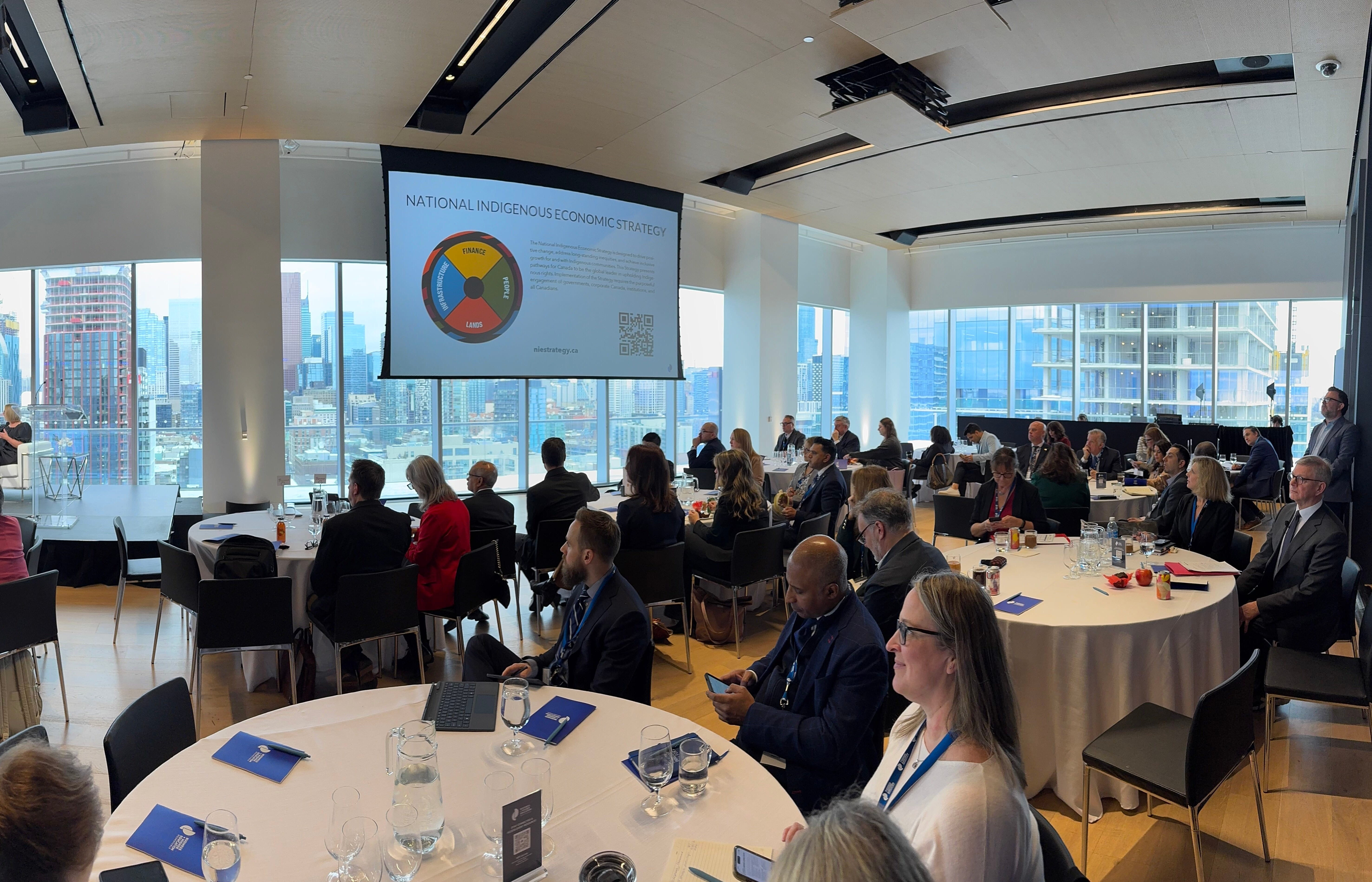 Audience at the conference - angle from the right